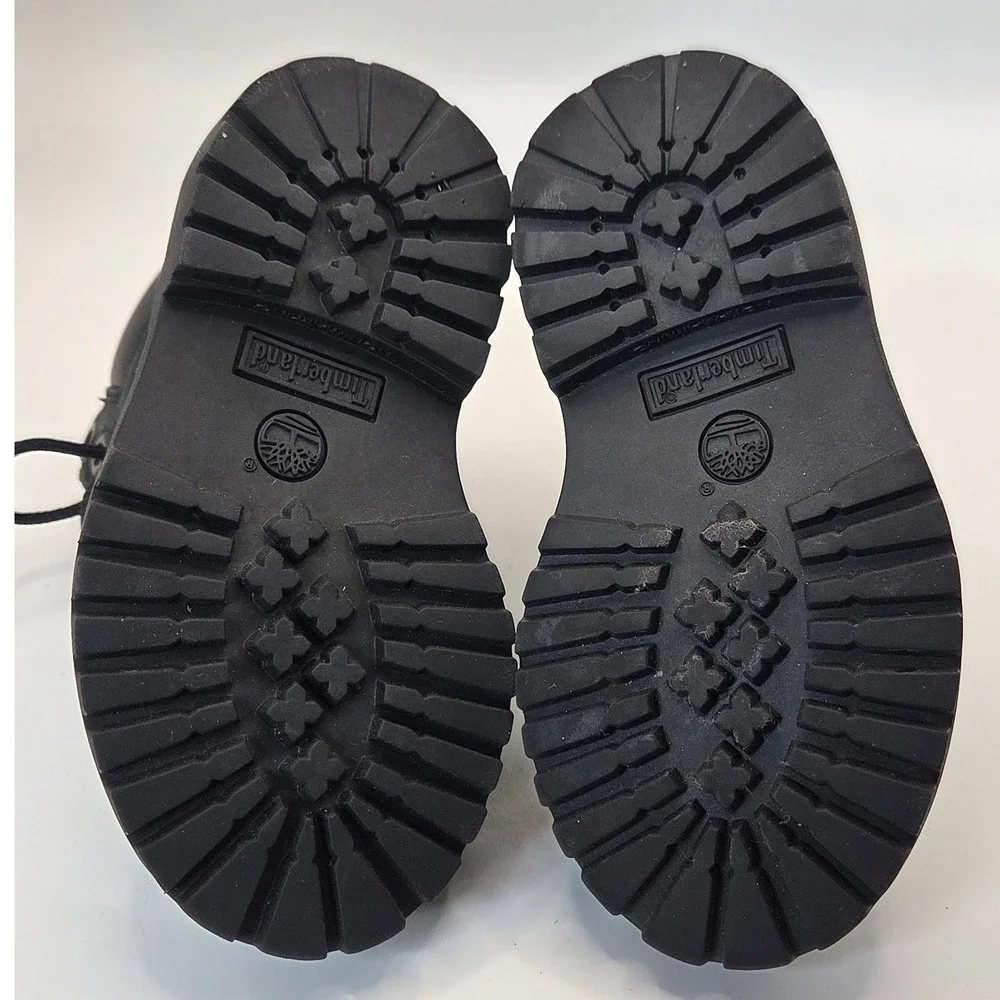 Timberland Premium Toddler Black Nubuck Waterproof Boots 12807 Size 5